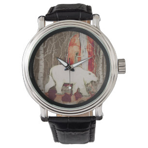 Princess Riding King Polar Bear Watch