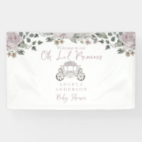 Princess Rose Gold Baby Shower Welcome