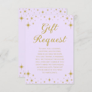 Princess Royal Birthday Gift Request Card