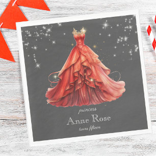 Princess royal Birthday Napkin