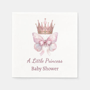 Princess Royal Pink Baby Shower Napkins
