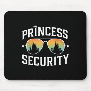Princess security birthday dad brother castle mouse pad