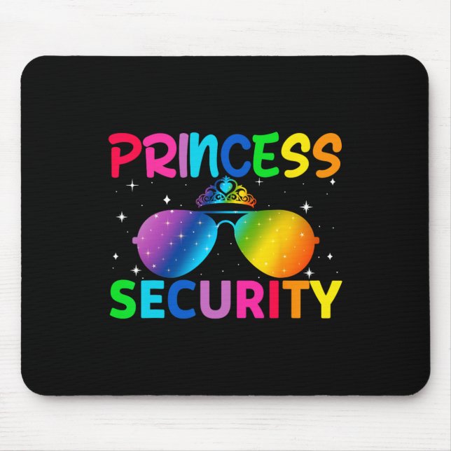 Princess Security Birthday Halloween Party Funny M Mouse Pad (Front)