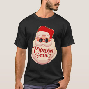 Princess Security Dad Team Big Brother Announcemen T-Shirt