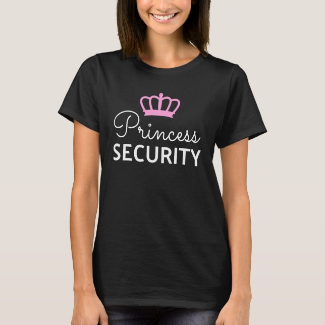 Princess Security Halloween Big Brother Announceme T-Shirt (Front)