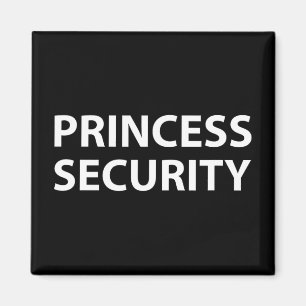 Princess Security Halloween Costume Dad Men Matchi Magnet