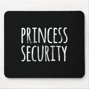 Princess Security Halloween Costume Dad Men Matchi Mouse Pad