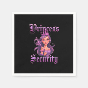  Princess Security: Keep Your Little Royalty Safe  Napkin