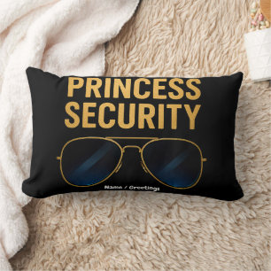 Princess Security Magical Halloween Birthday Party Lumbar Cushion