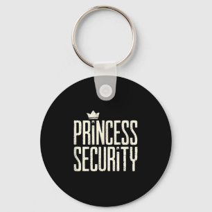 Princess Security Protection Matching Family Retro Key Ring