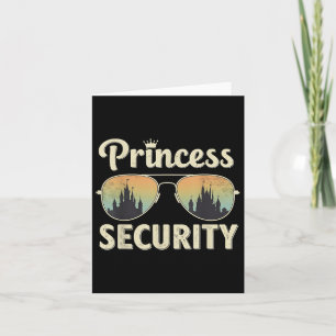 Princess Security Protection Retro Castle Matching Card