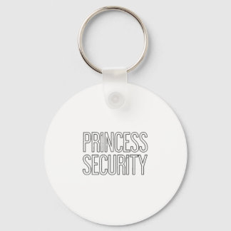 Princess Security Team Dad & Mum Birthday Part Key Ring