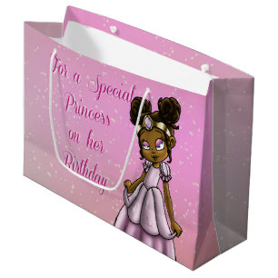 Princess Serena Birthday Gift Bag - Large, Glossy