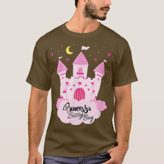 PRINCESS SISSY BOYPrincess Castle Design T-Shirt