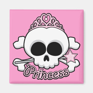 Princess Skull Magnet