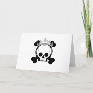 Princess Skulls Card
