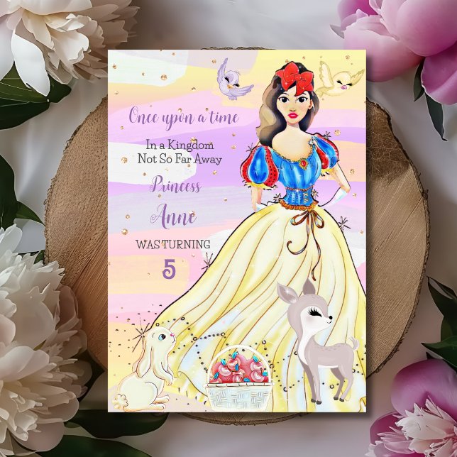 Princess Snowy Birthday Invitation (Creator Uploaded)