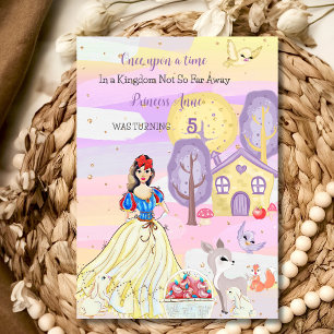 Princess Snowy Birthday Invitation