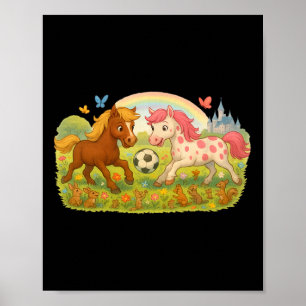 Princess Soccer Pony  Poster