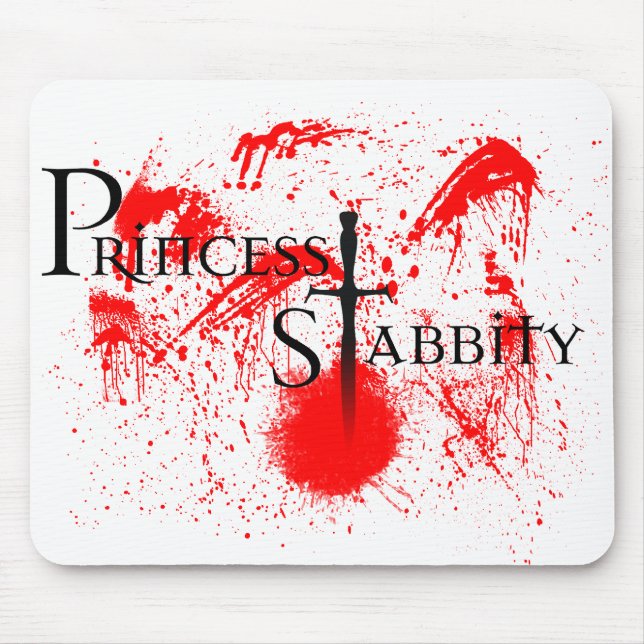 Princess Stabbity Mouse Pad (Front)