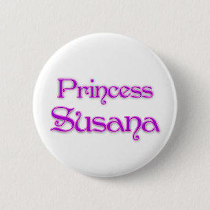 Princess Susana 6 Cm Round Badge