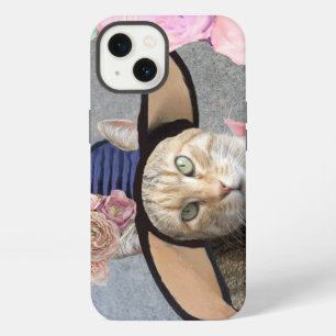 PRINCESS TATUS /ELEGANT CAT,BIG DIVA HAT AND ROSES iPhone 13 CASE