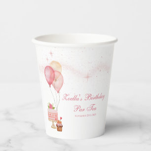 Princess Tea Party Girl Birthday Paper Cup
