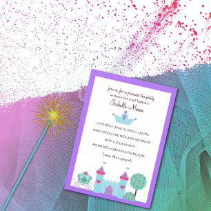 Princess Tea Party Invitations