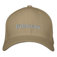 Princess Text Girl Angel Flexfit Wool Caps Hats