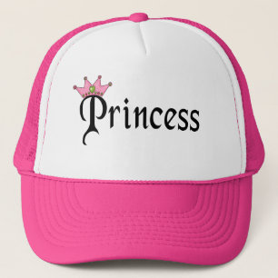 Princess Text with Crown Trucker Hat