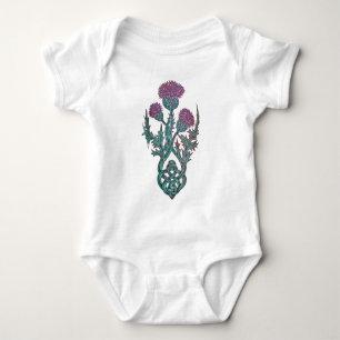 Princess Thistle Celtic Knot Baby Bodysuit