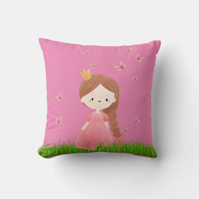 Princess Throw Pillow (Front)