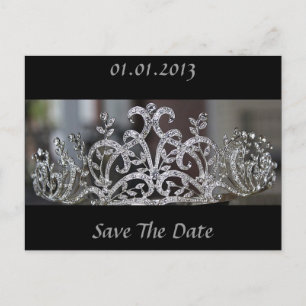 Princess Tiara Announcement Postcard