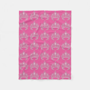Princess Tiara Fleece  Blanket