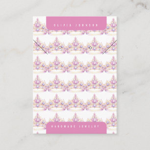 Princess Tiara Handmade DIY Jewellery Display Card