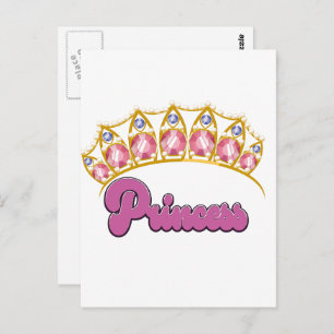 Princess Tiara logo Postcard
