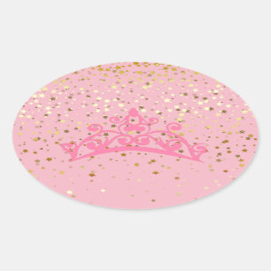 Princess Tiara & Stars Stickers