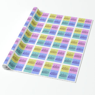 Princess Tiaras Wrapping Paper