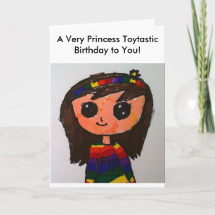 Princess Toytastic Birthday Card
