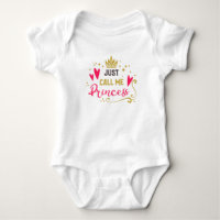 Princess Typography Pink Girly Baby Glam Gold