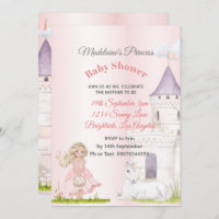 Princess Unicorn Pink Baby Girl Shower