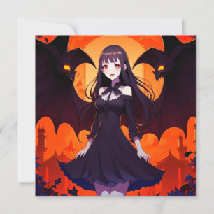 PRINCESS VAMPIRE OF BATS - GOTHIC INVITATION