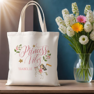Princess Vibes Personalised - Cute Princess Horse Tote Bag
