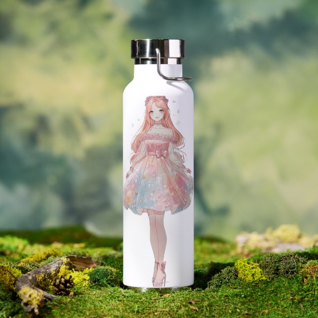 Princess Water Bottle | Elegant Fairytale-Inspired (Outdoor (Rotated))