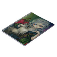 "Princess with a Ragdoll Cat" Notebook