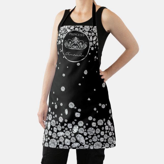 Princess with Diamonds Apron (Insitu)