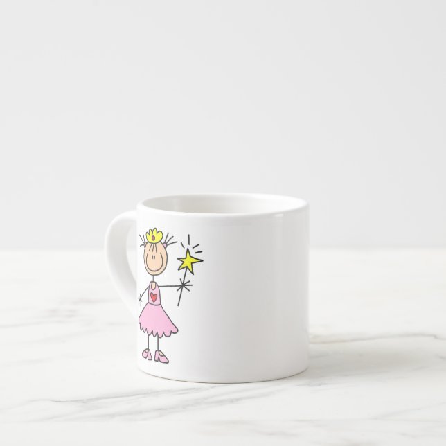 Princess With Wand Espresso Cup (Front Left)