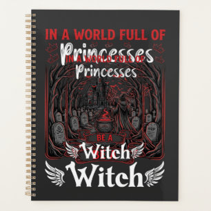 Princesses Be Witch Halloween Castle Cauldron Grav Planner