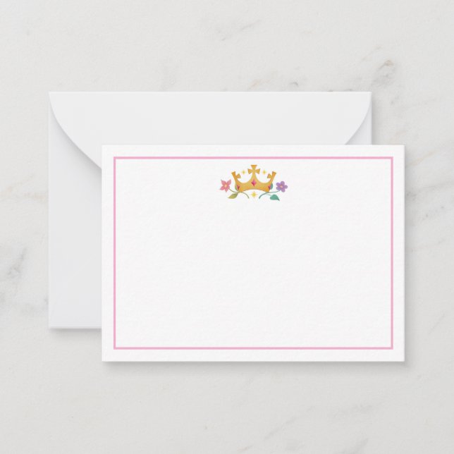 Princesses of Heaven™ Blank Note Card (Front)