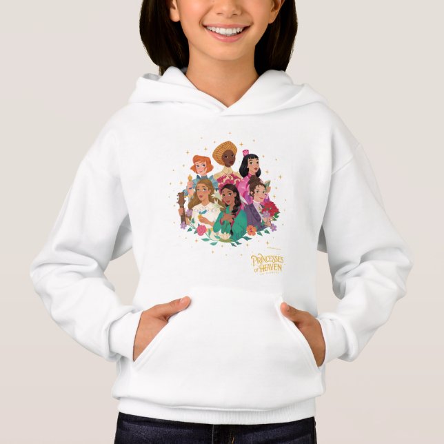 Princesses of Heaven™ The Flowers Girls Hoodie (Front)